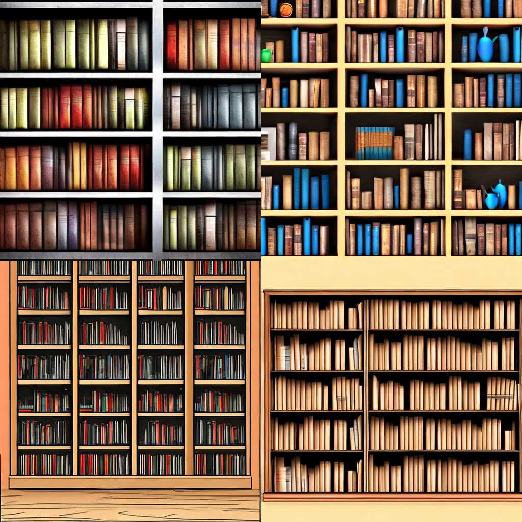 A bookshelf