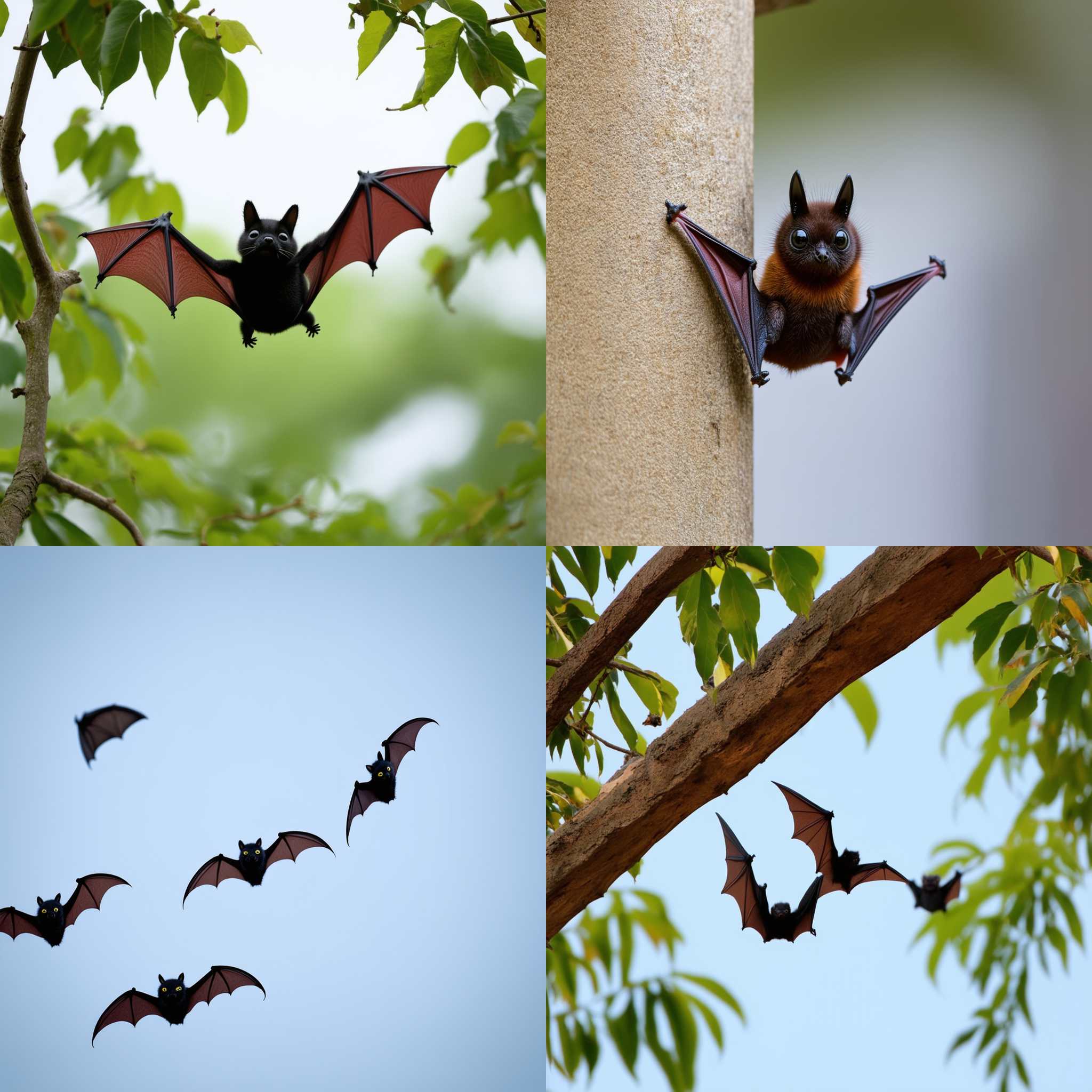 Bats during the day