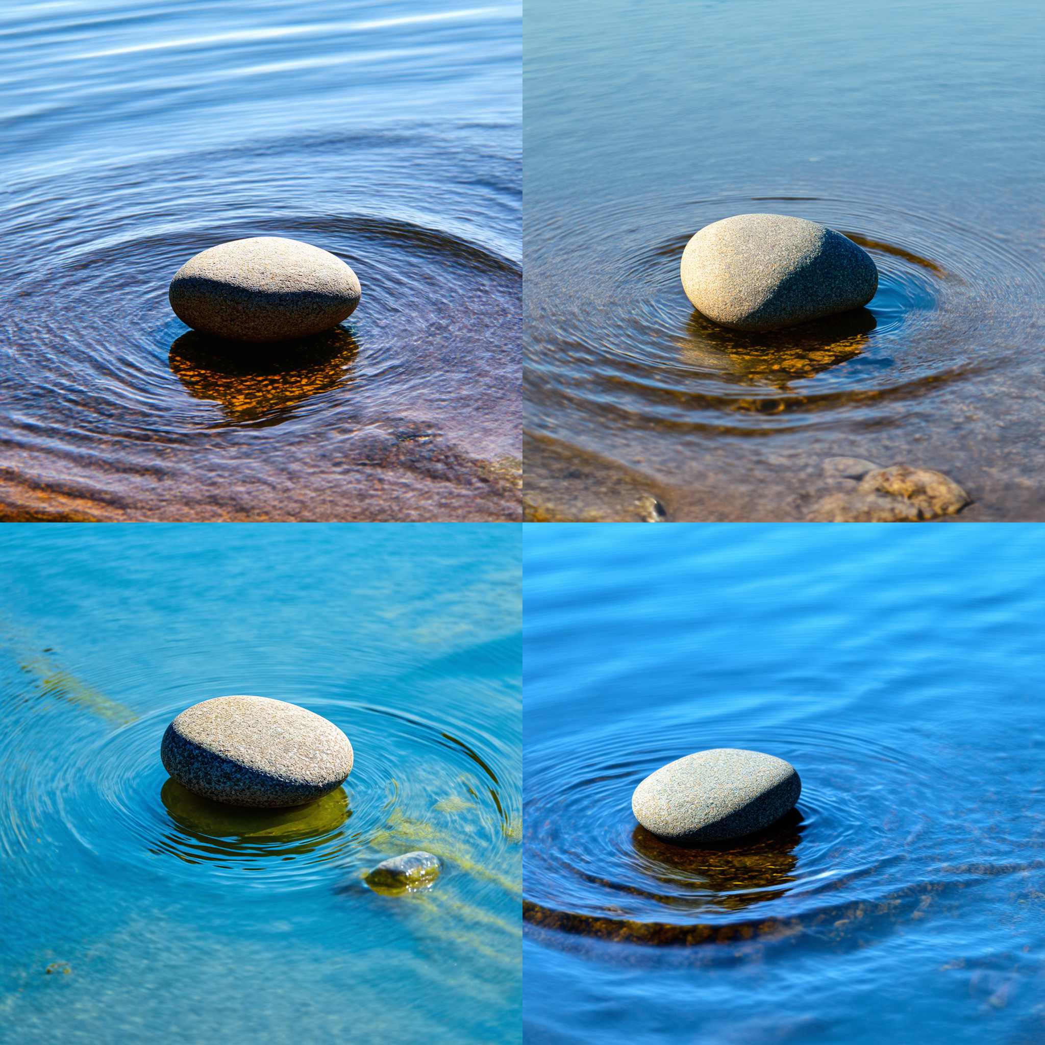 A pebble in the water