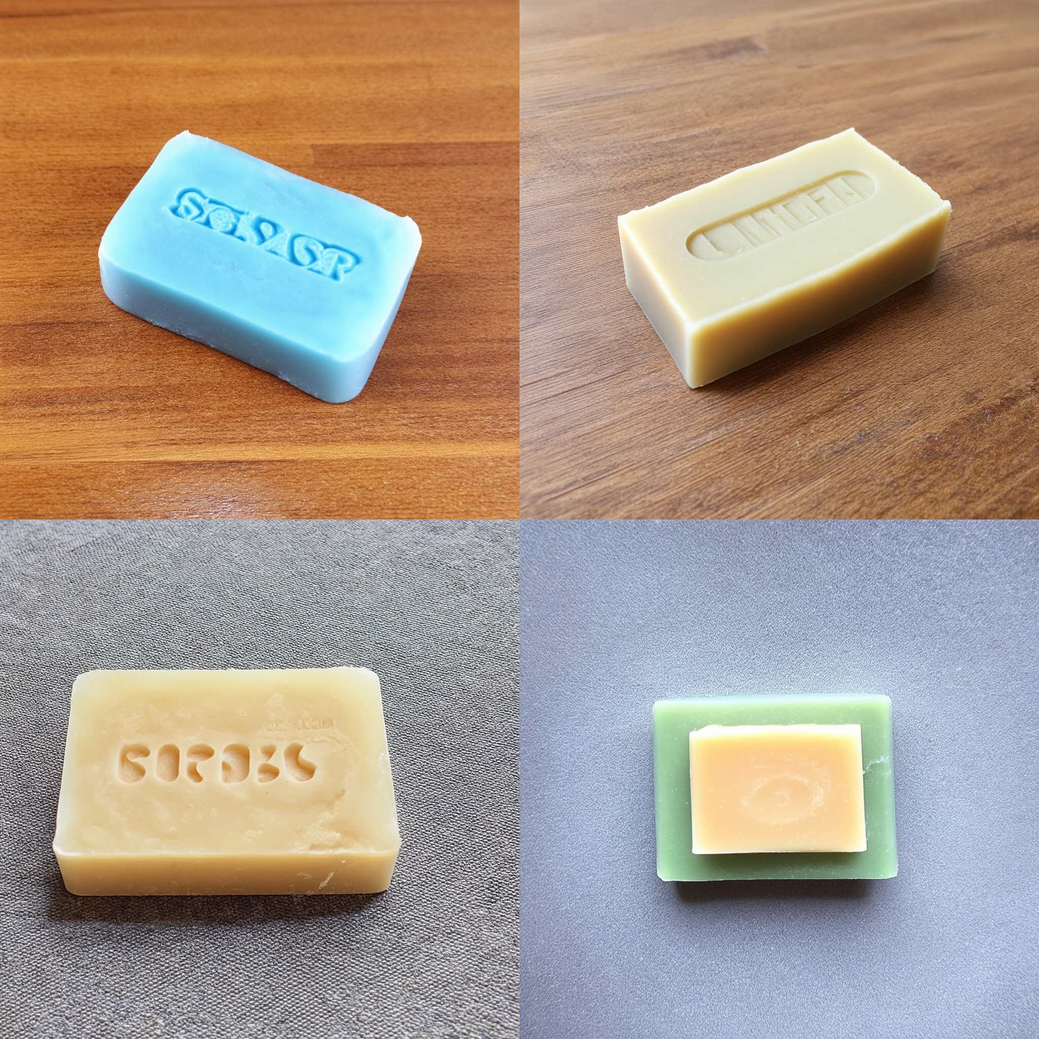 A leftover used soap bar