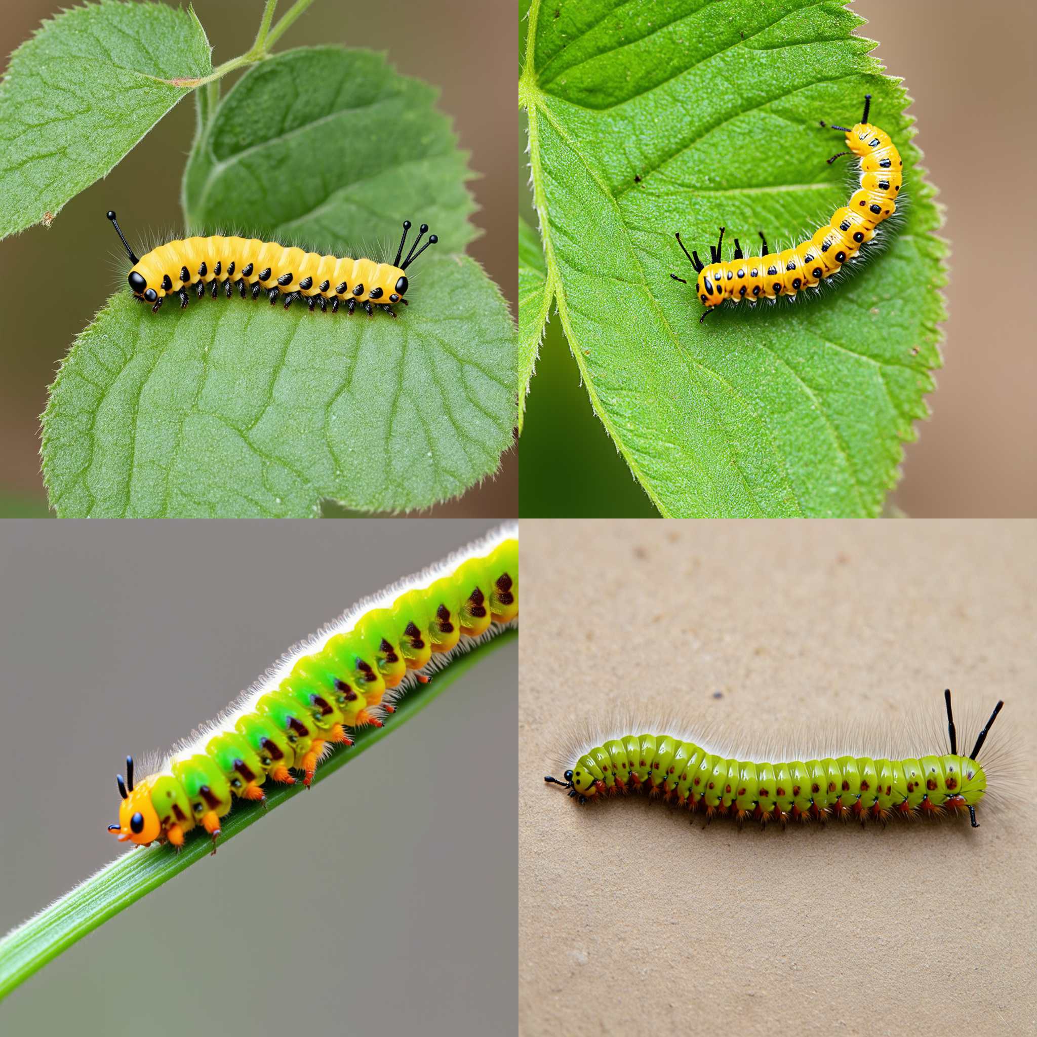 A caterpillar after metamorphosis