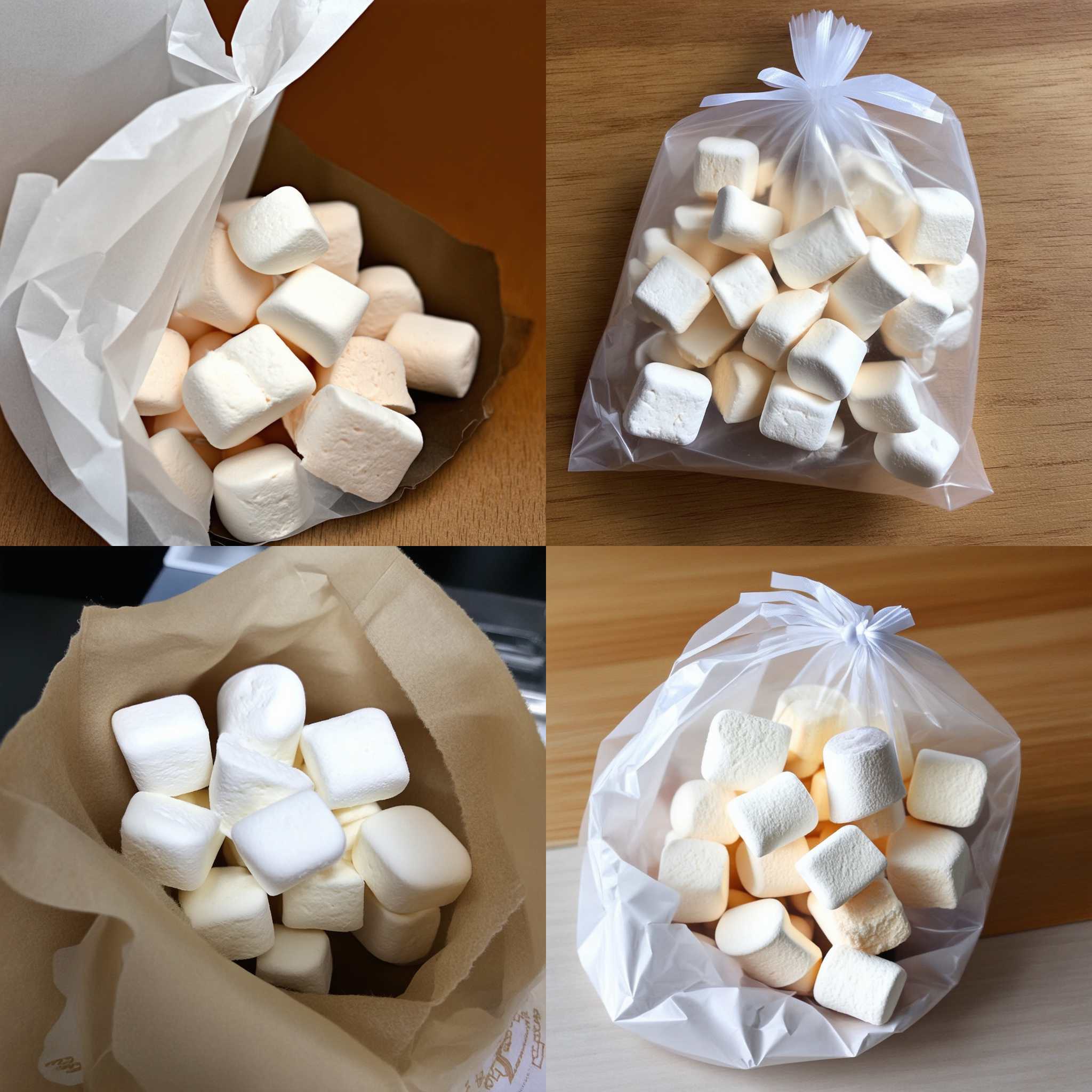 Marshmallow in a bag