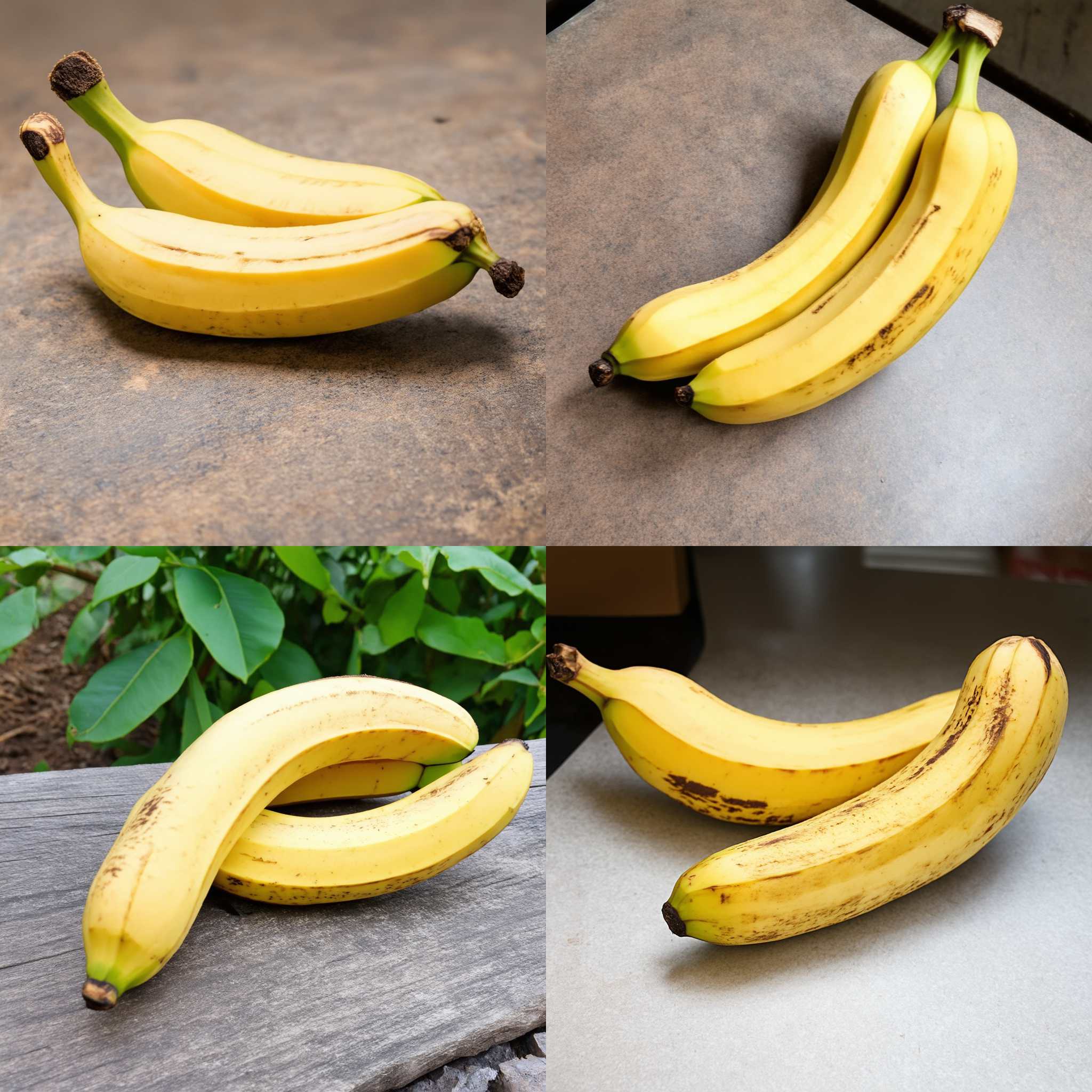 An overripe banana