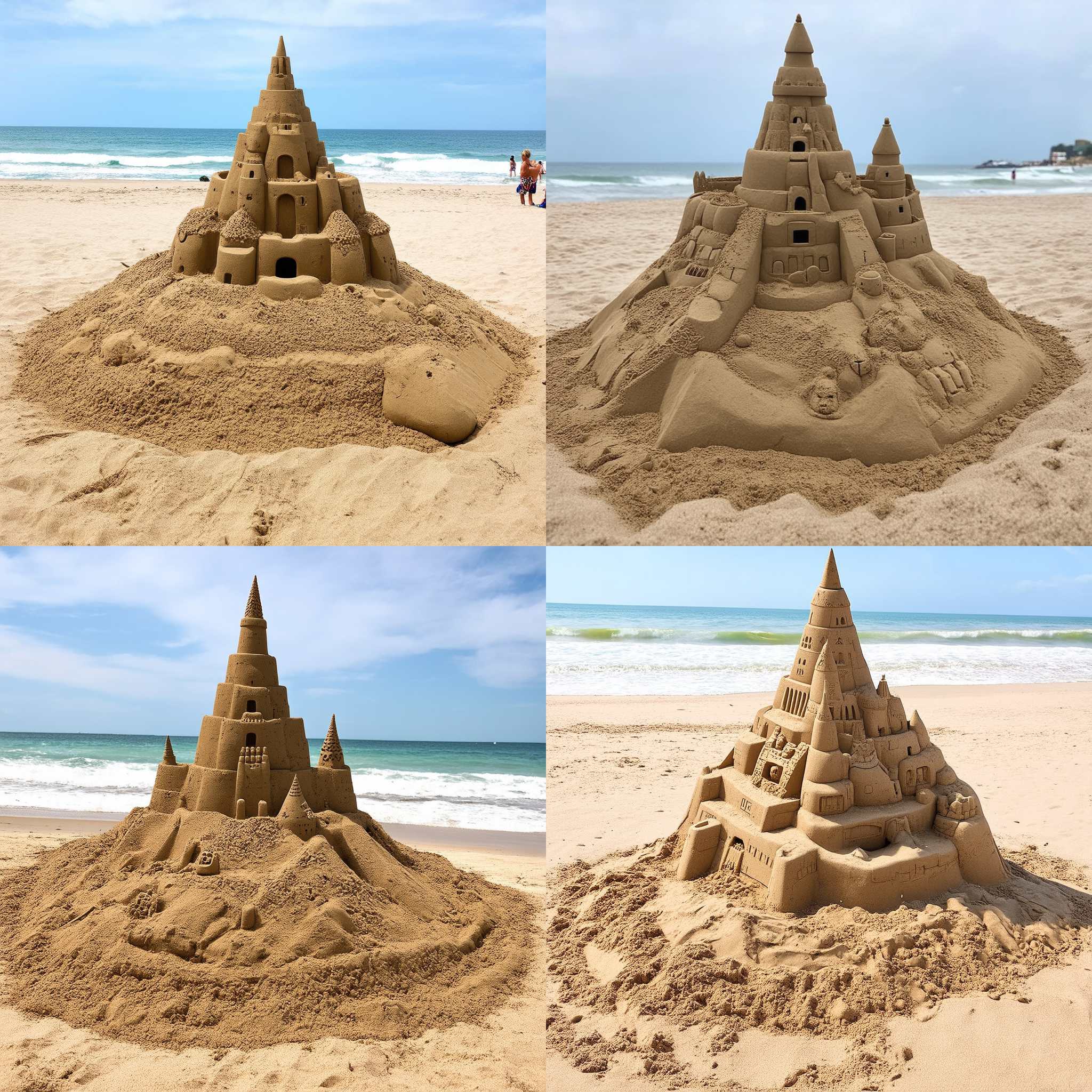 A sandcastle