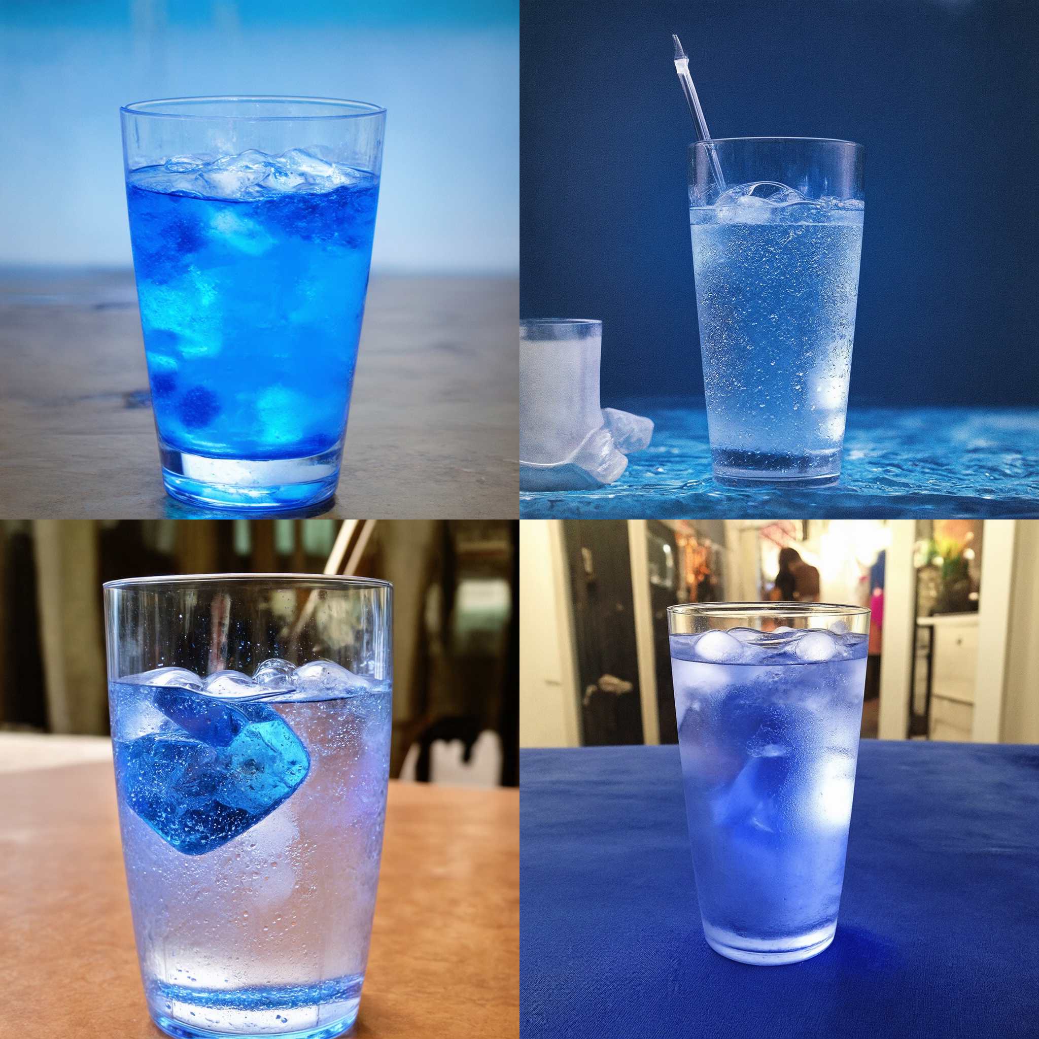 A glass of water mixed with sugar