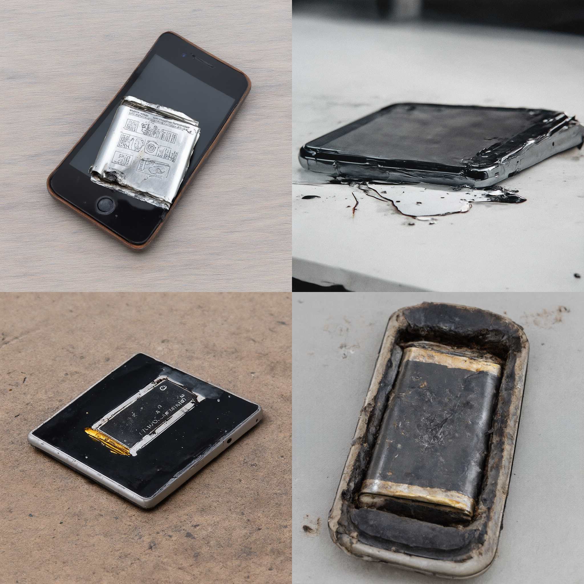 A phone with a drained battery