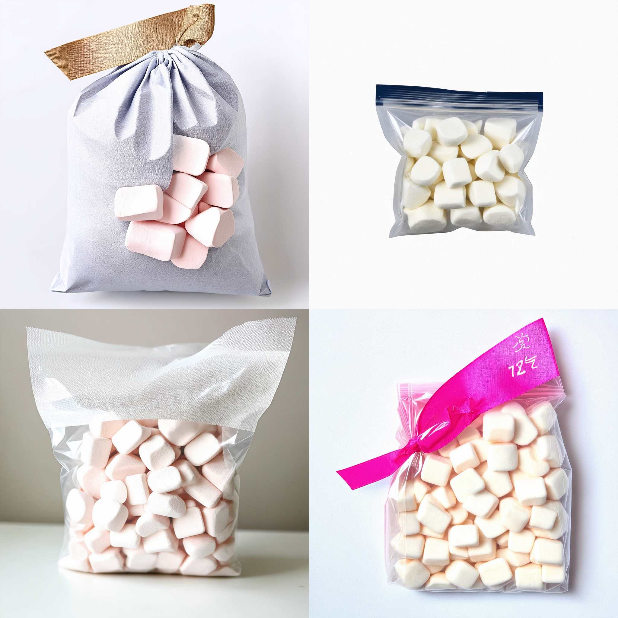 Marshmallow in a bag