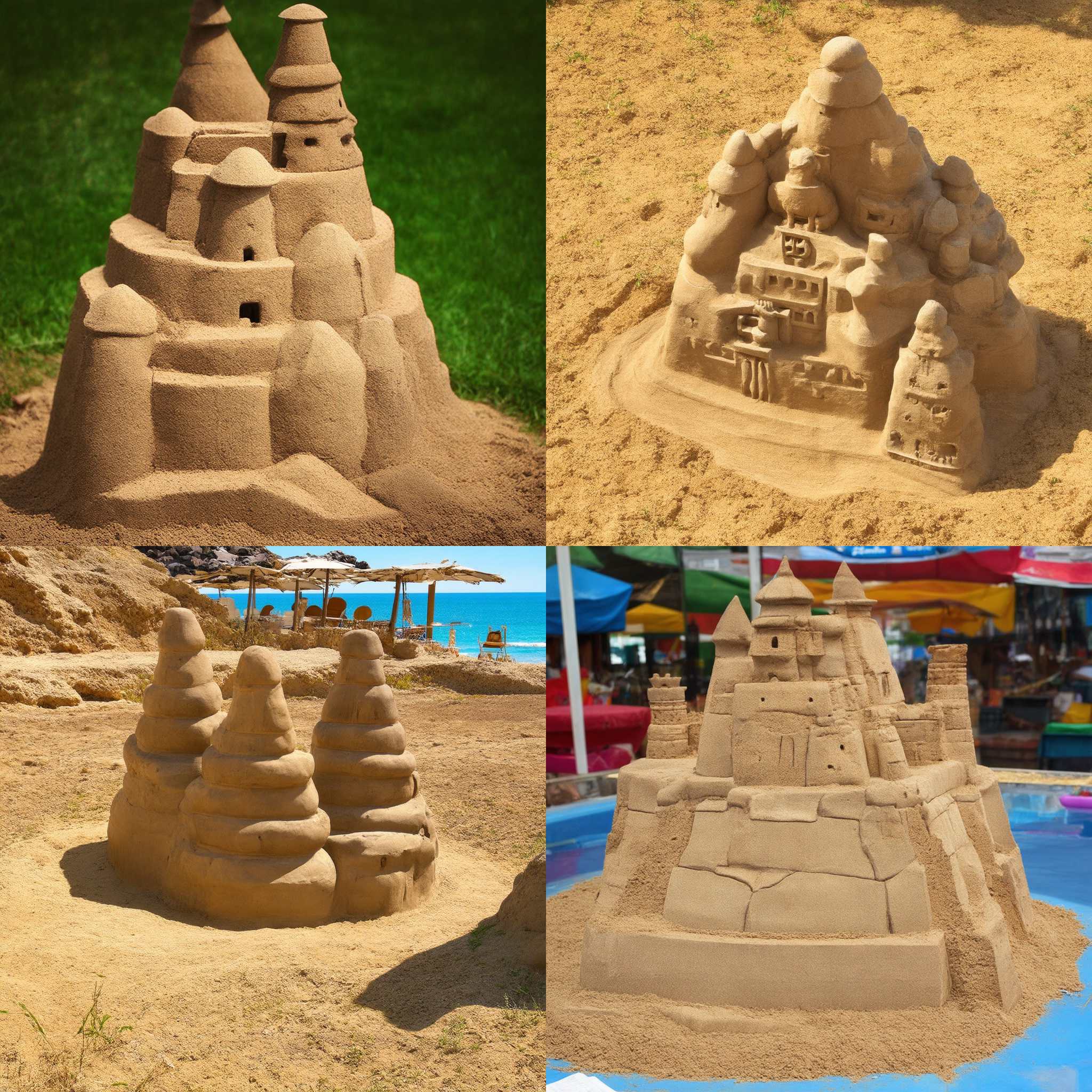 A sandcastle