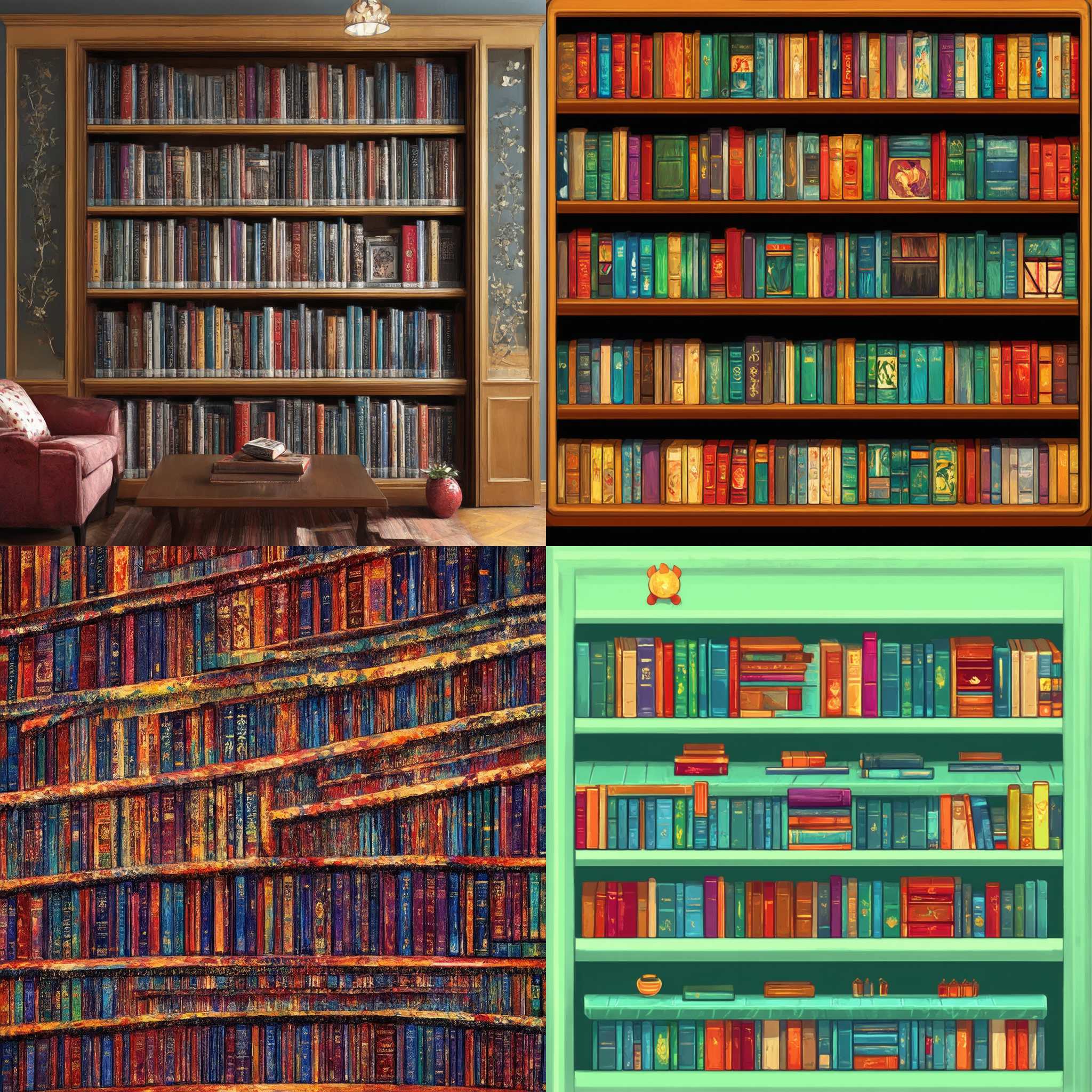 A bookshelf