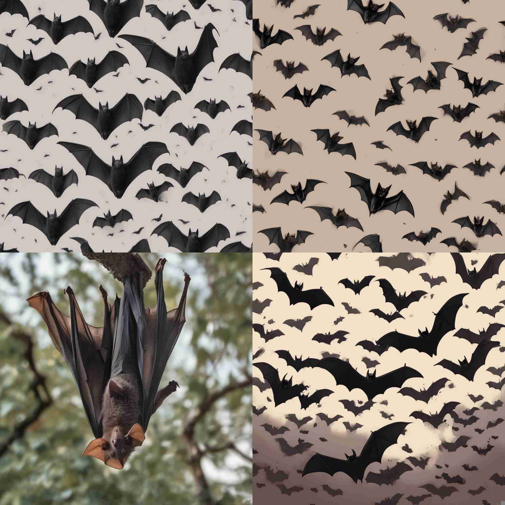 Bats during the day