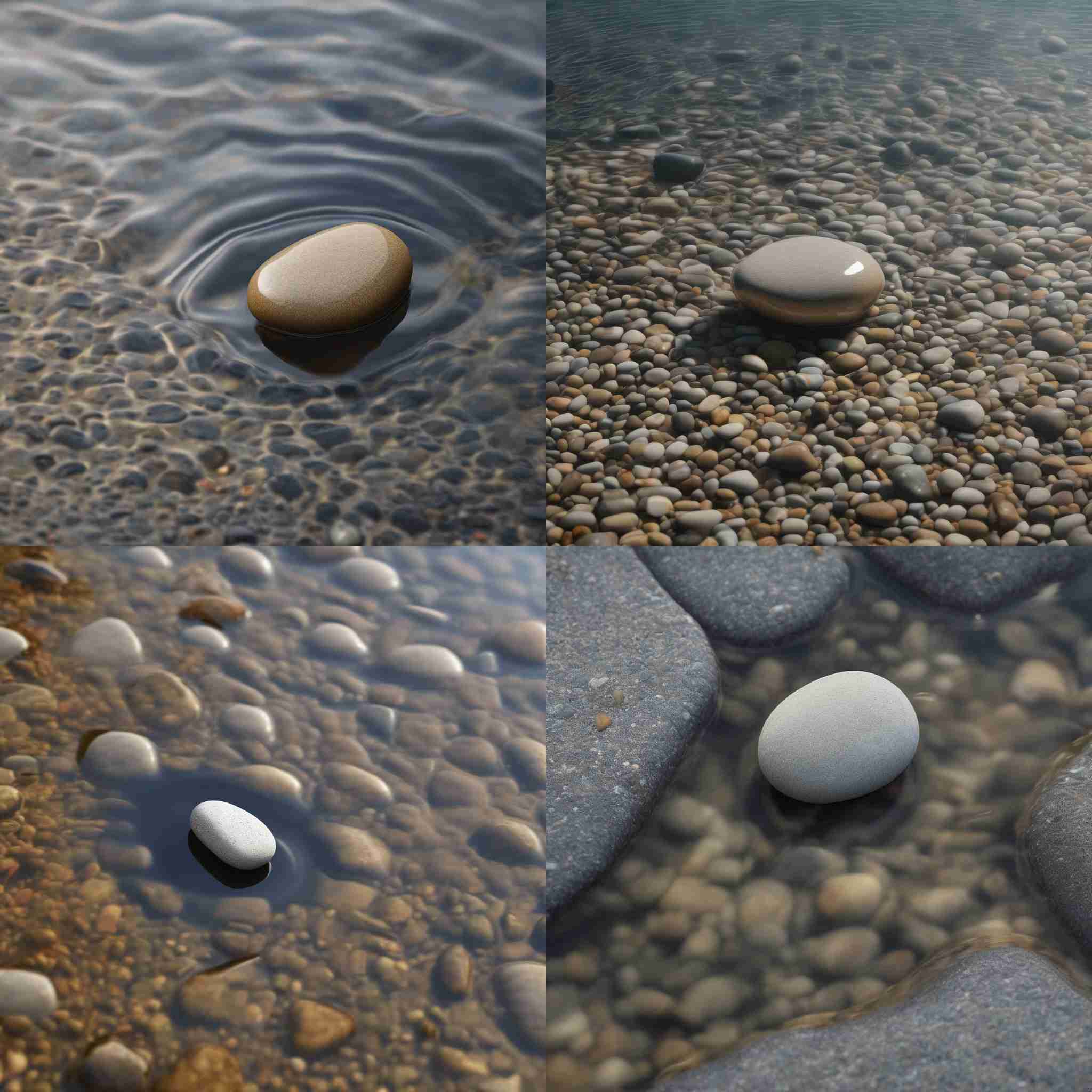 A pebble in the water