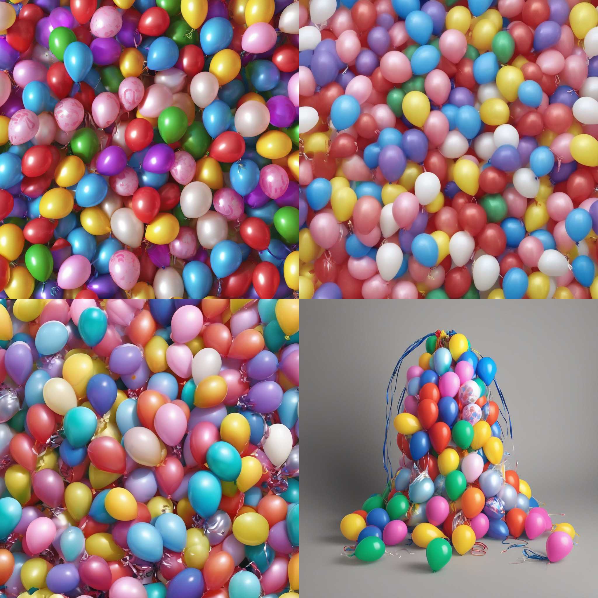 A small bag of party balloons for sale