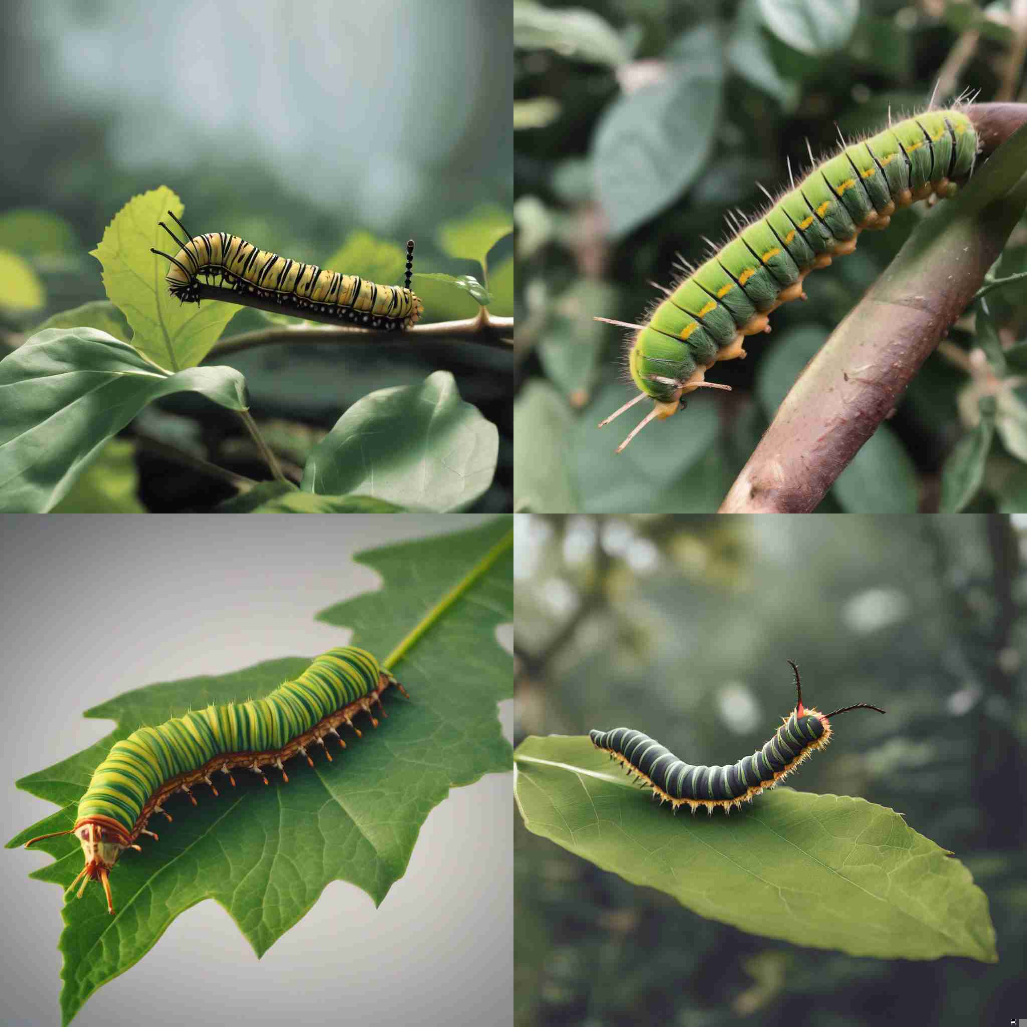A caterpillar after metamorphosis
