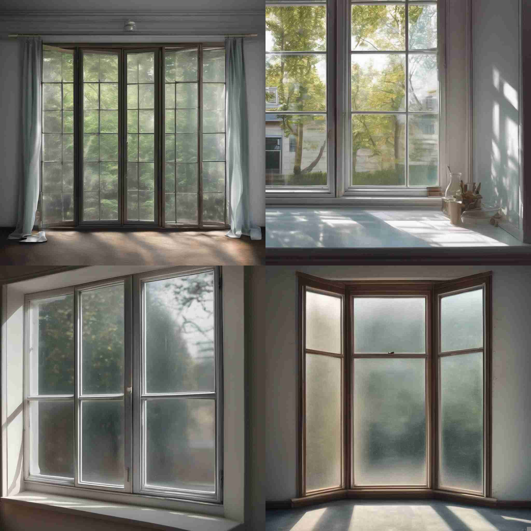 A glass window