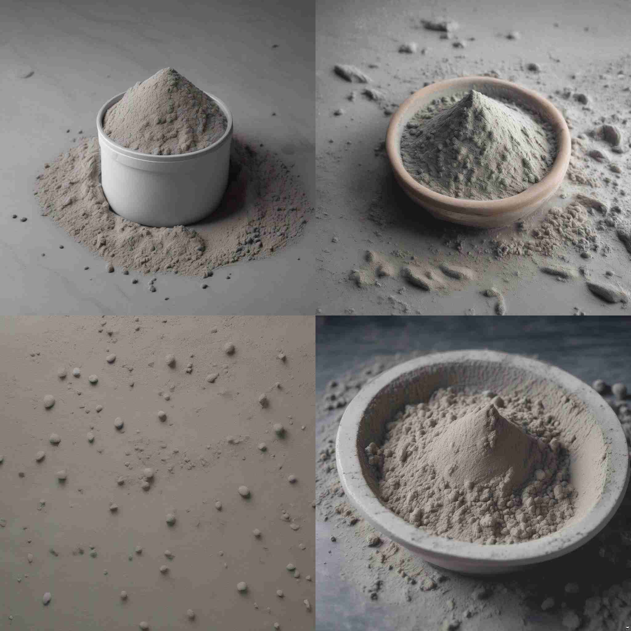 Cement powder kept dry
