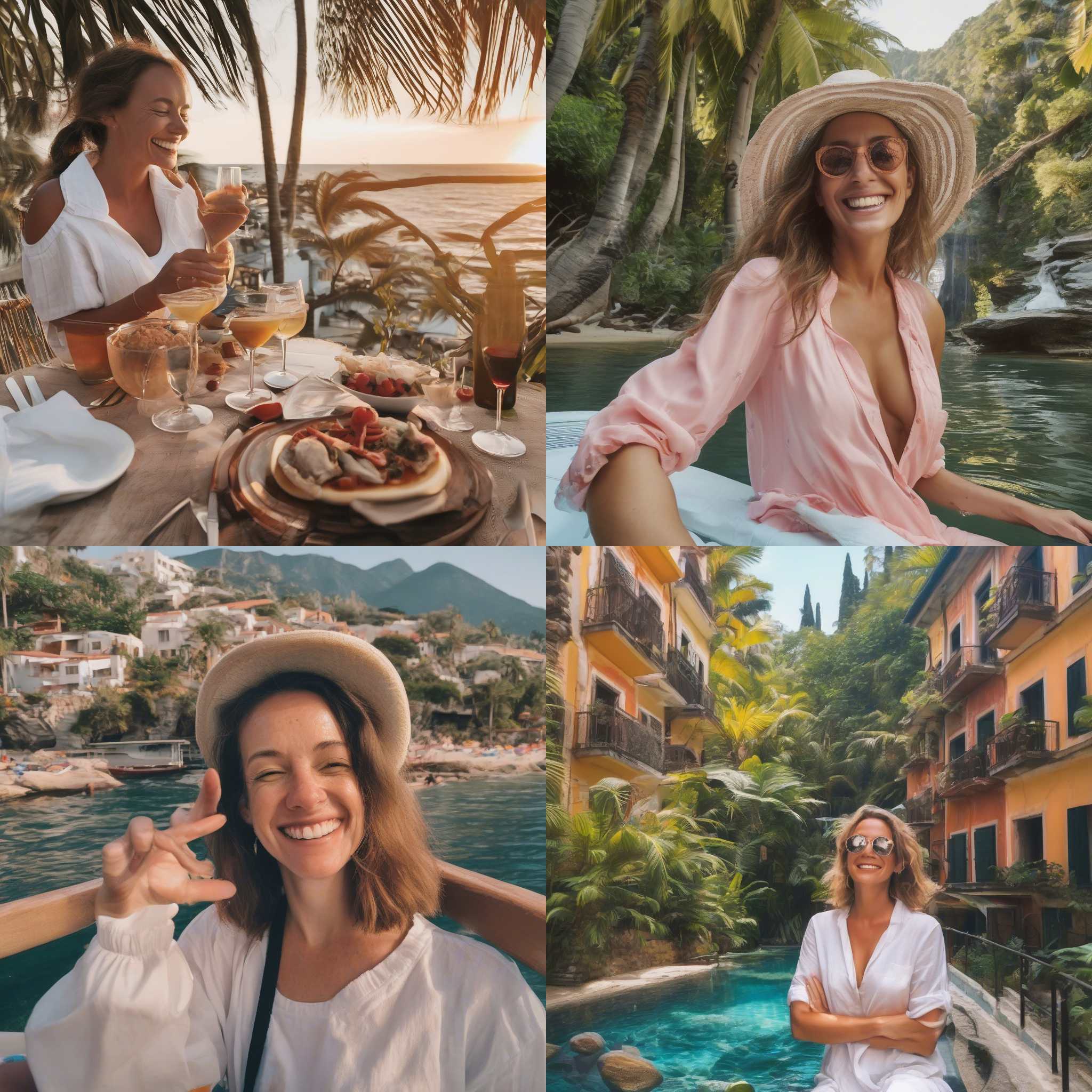 A chef enjoying her vacation