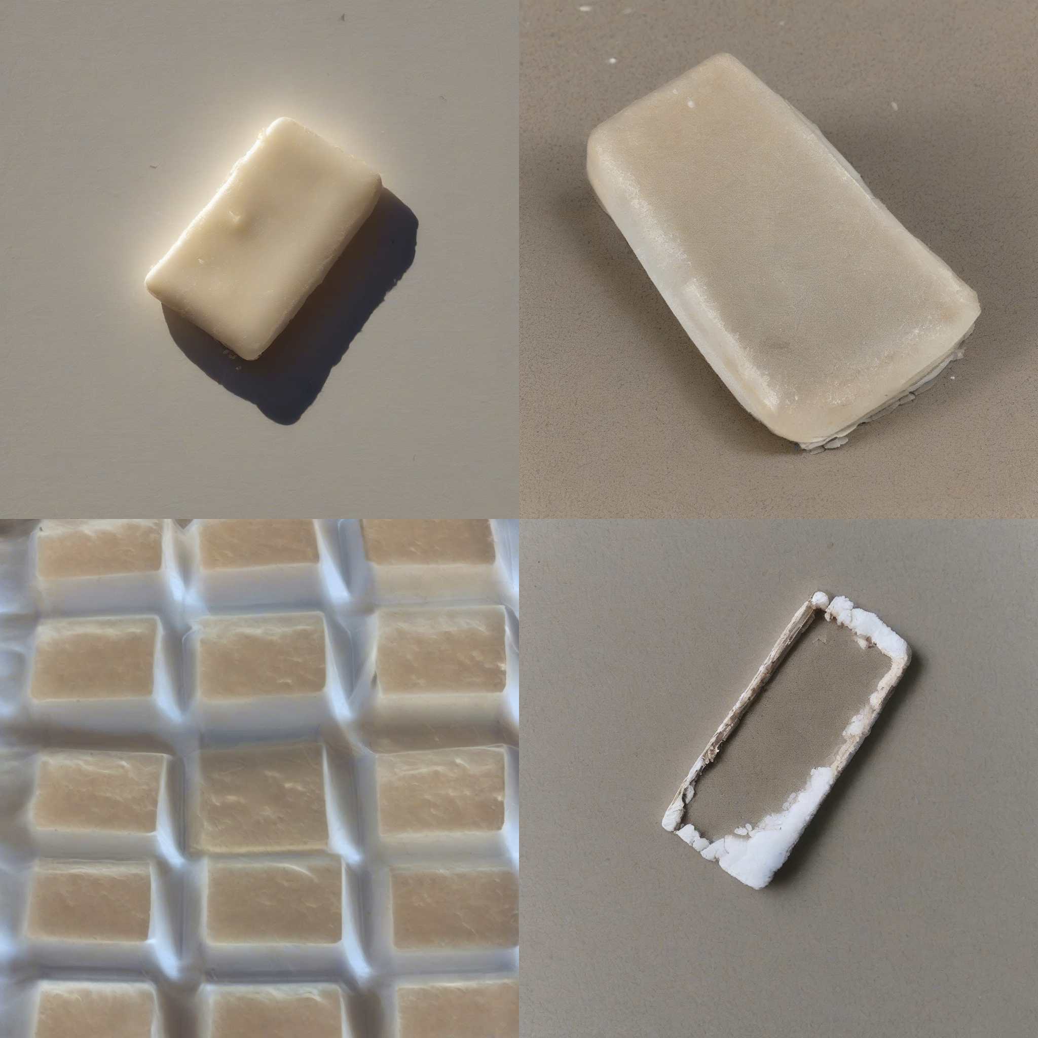 A leftover used soap bar